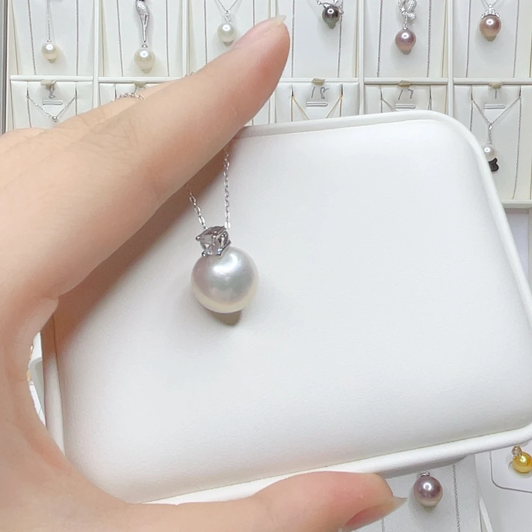 吊坠(赠链)银S925镶嵌淡水珍珠