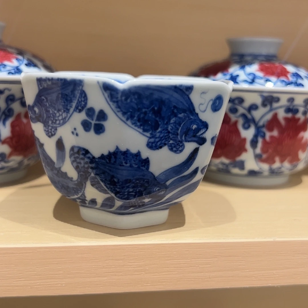 隐***）摆件陶景德镇手工手绘陶瓷