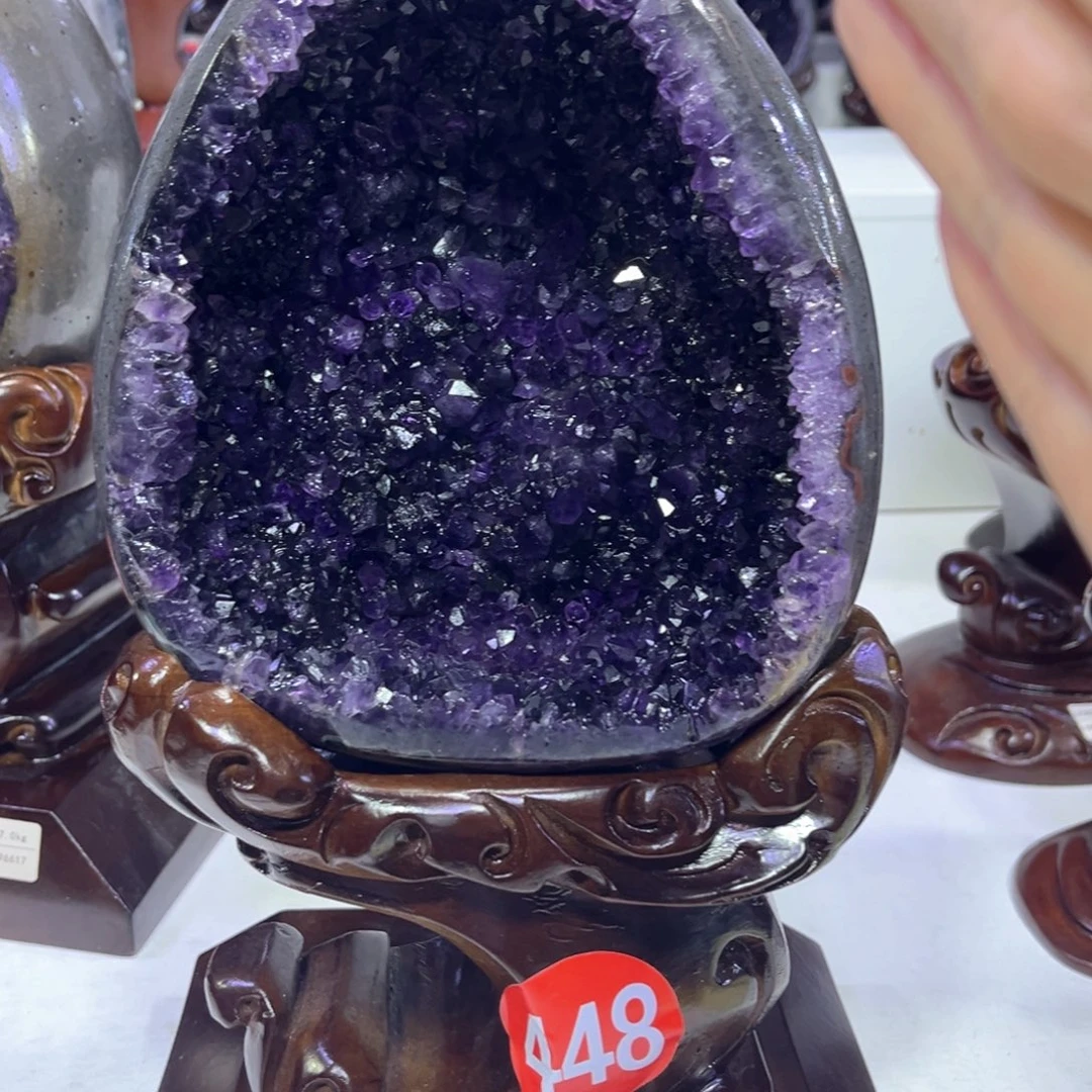 暖***阳未镶嵌大型摆件（非配饰）紫晶懂