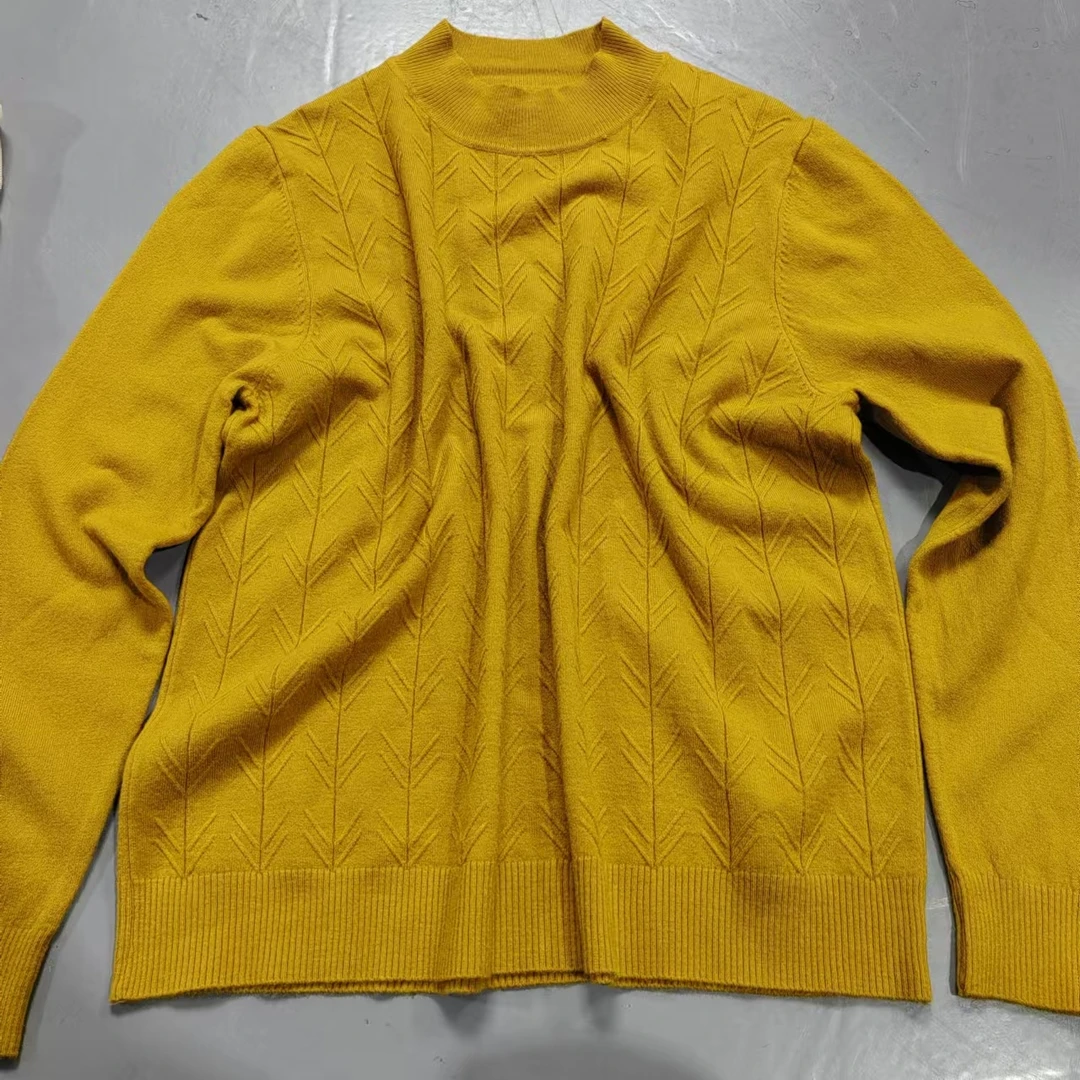 【南油玲姐】黄色针织衫MY808