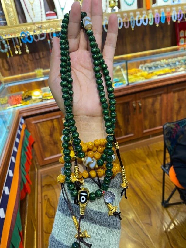 非金属亚克力手链 108佛珠超级漂亮