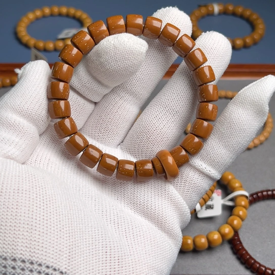 紫金鼠手串9尺直切实心鼠