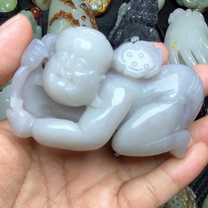 颈饰未镶嵌和田玉