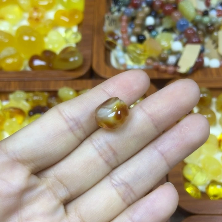 橄榄核吊坠蜂蜜罐66