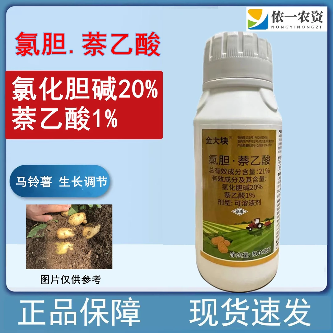 氯胆萘乙酸氯化胆碱萘乙酸地下块茎土豆调节生长块茎作物调节生长