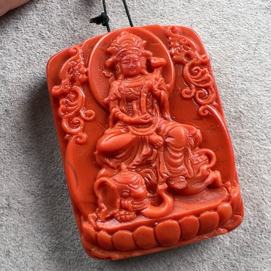 南红玛瑙吊坠未镶嵌