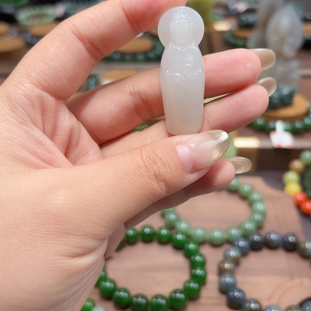 和田玉未镶嵌手链