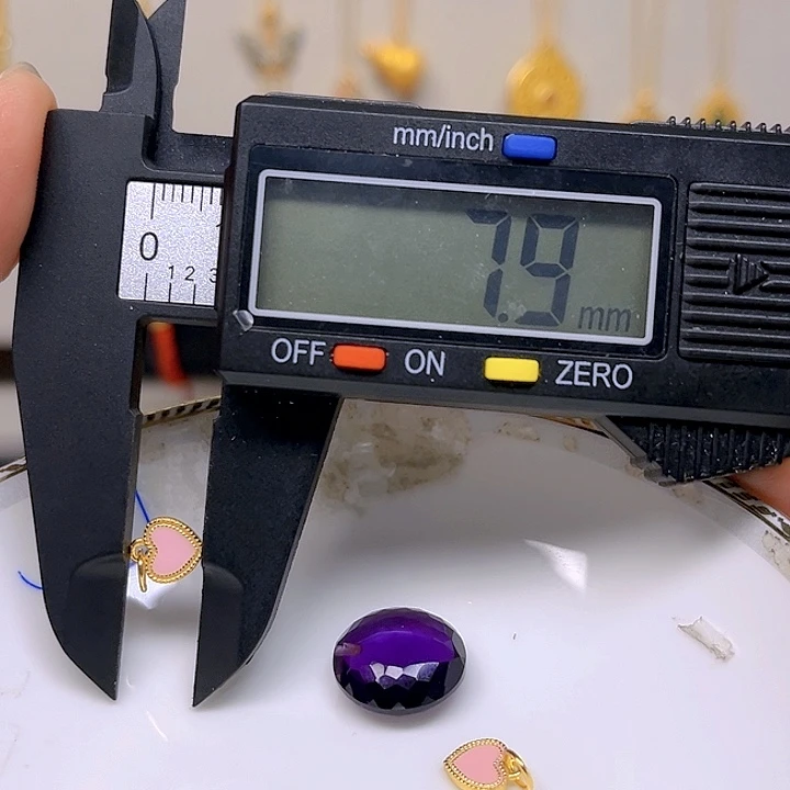 紫晶颈饰银S925镶嵌紫晶925镶嵌44