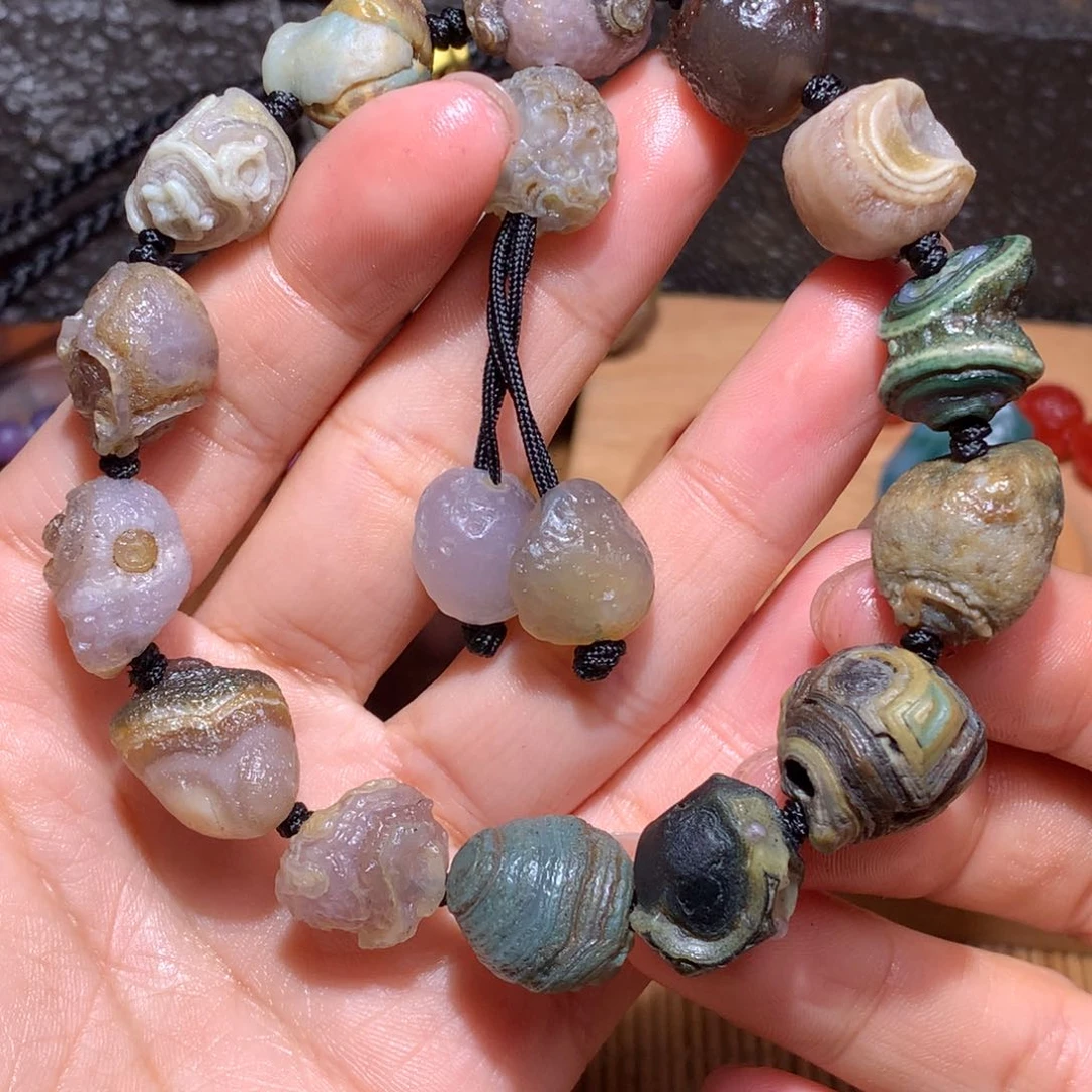 未镶嵌玛瑙/玉髓珠宝半成品