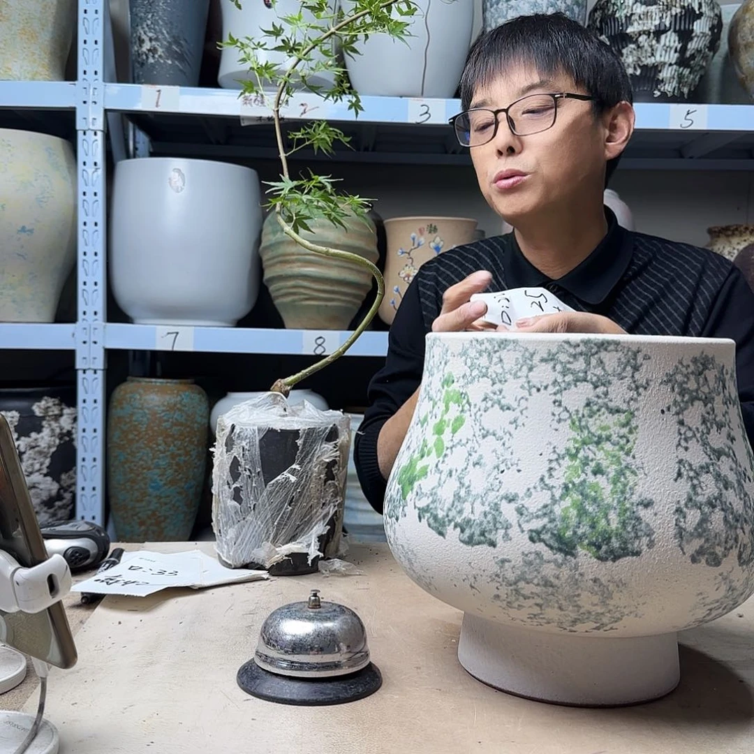 紫砂花盆尺寸22@25