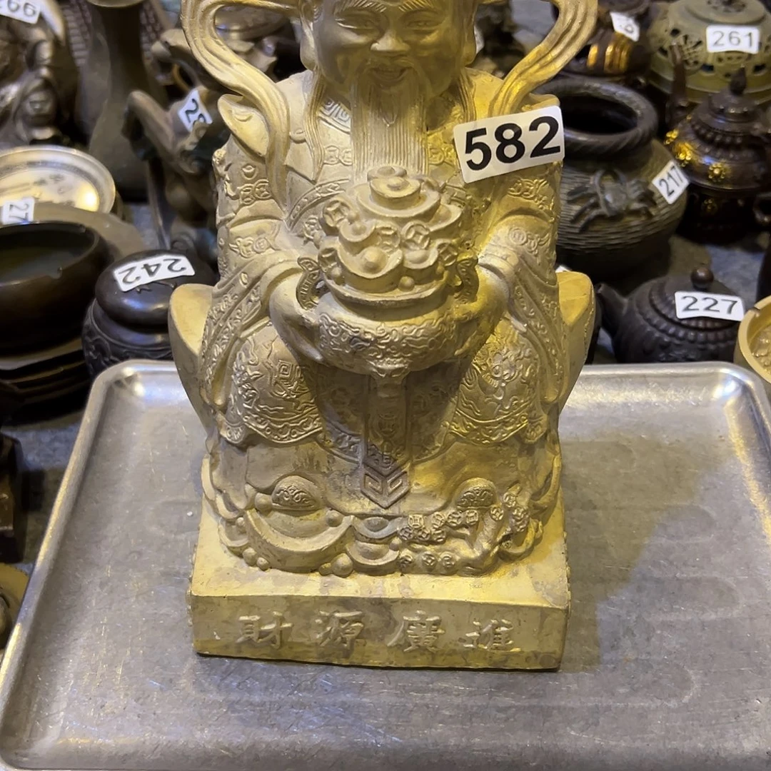 8***表黄铜摆件，文房摆件