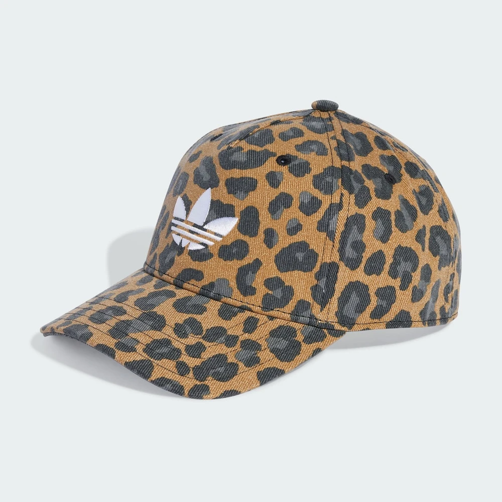 adidas/阿迪达斯LEOPARD BASEBALL CAP 豹纹印花运动遮阳帽JW8034