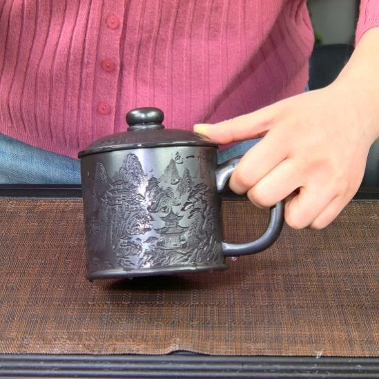 紫砂茶杯高货放漏