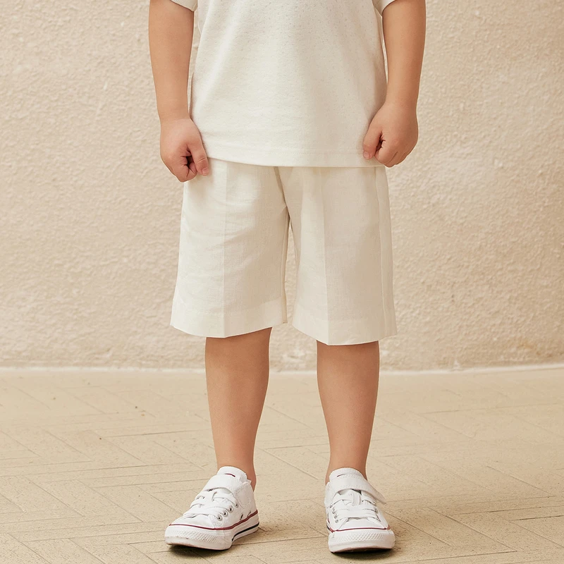 ff&dd童装2024夏季短裤男童简约高级感休闲裤百搭潮酷夏装男薄款