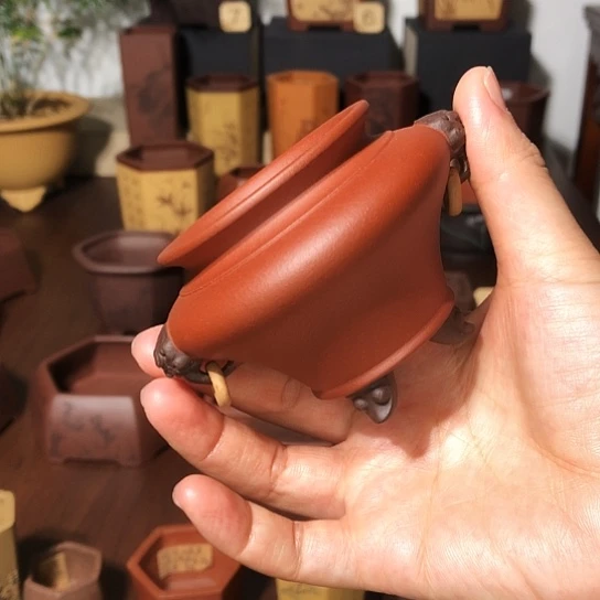 紫砂花盆宜兴紫砂