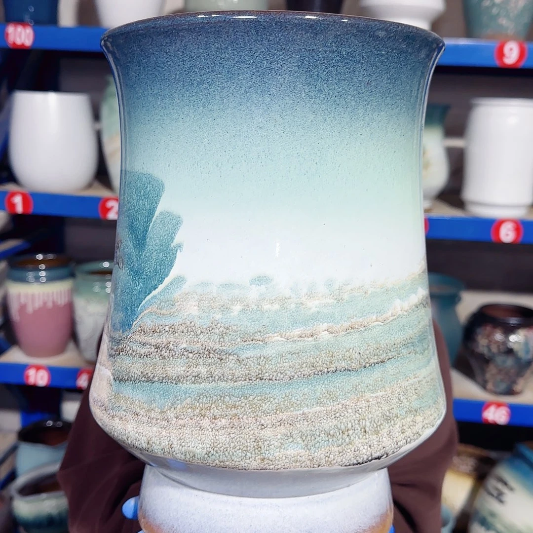 紫砂花盆高30口20