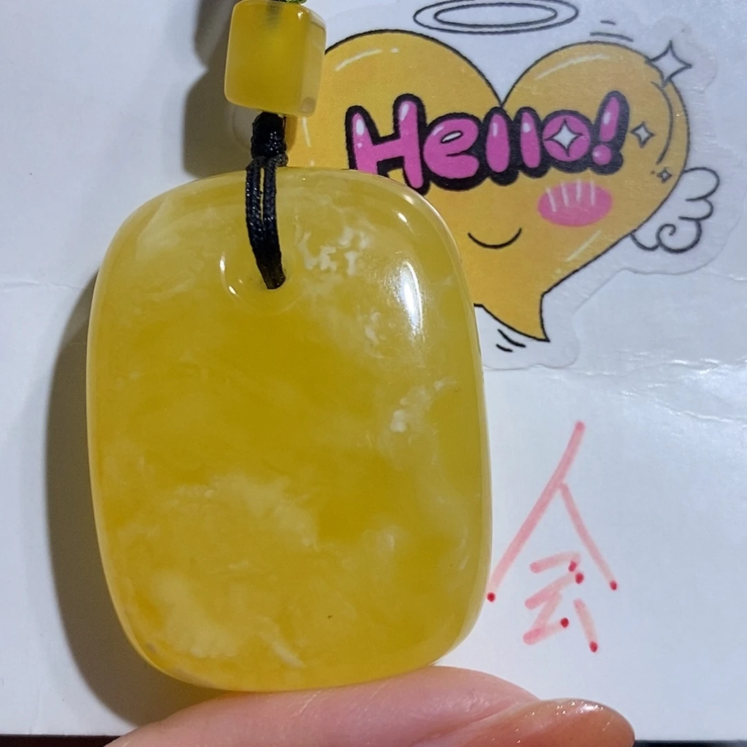 定制琥珀未镶嵌蜜蜡吊坠