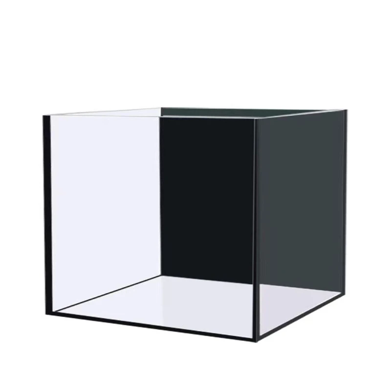 梦幻系列桌面斗鱼缸超白玻璃办公室鱼缸懒人免安装迷你生态水草缸