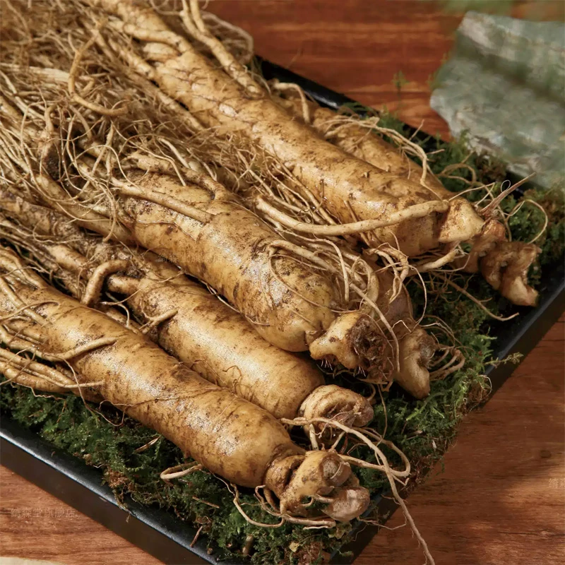 2号【精选7-8支】原产地6年长白山新鲜人参共500g煲汤泡酒参味浓