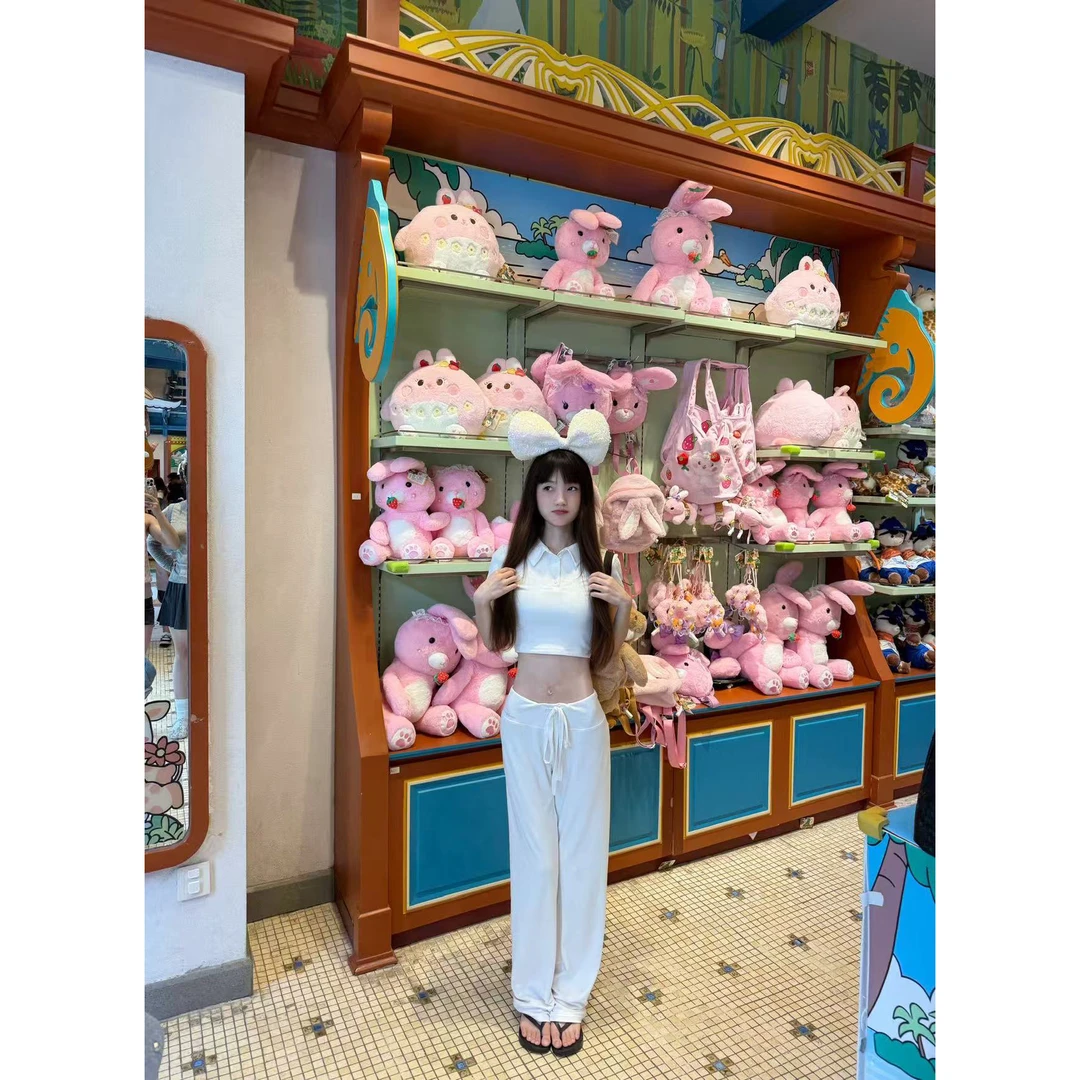 Nisabena 小众polo领短袖T恤修身上衣