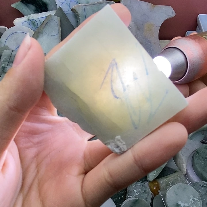 翡翠裸石纯天然翡翠