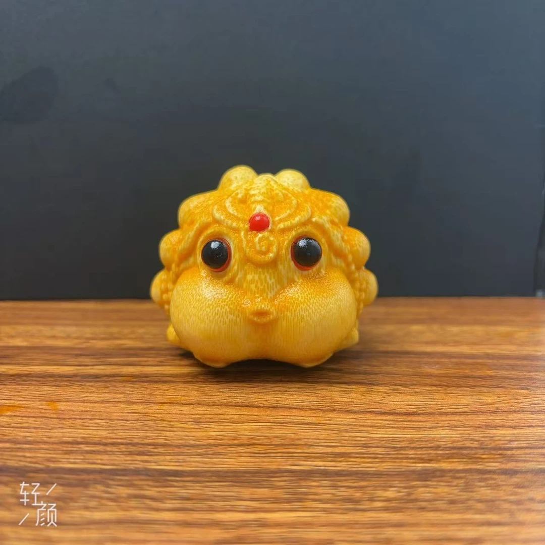 《波妞公主》6厘米龙血金丝竹实心竹雕刻