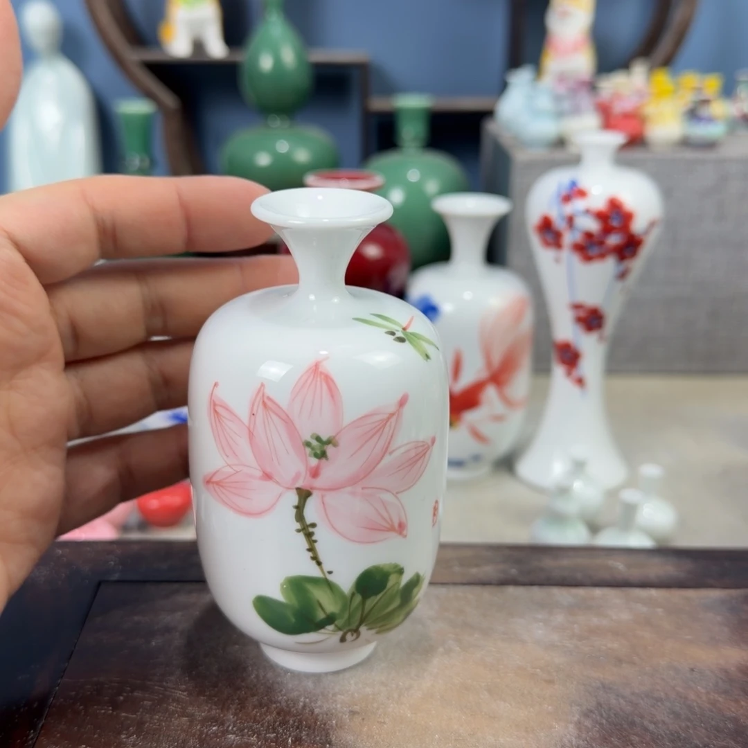 陶瓷手工小花器摆件
