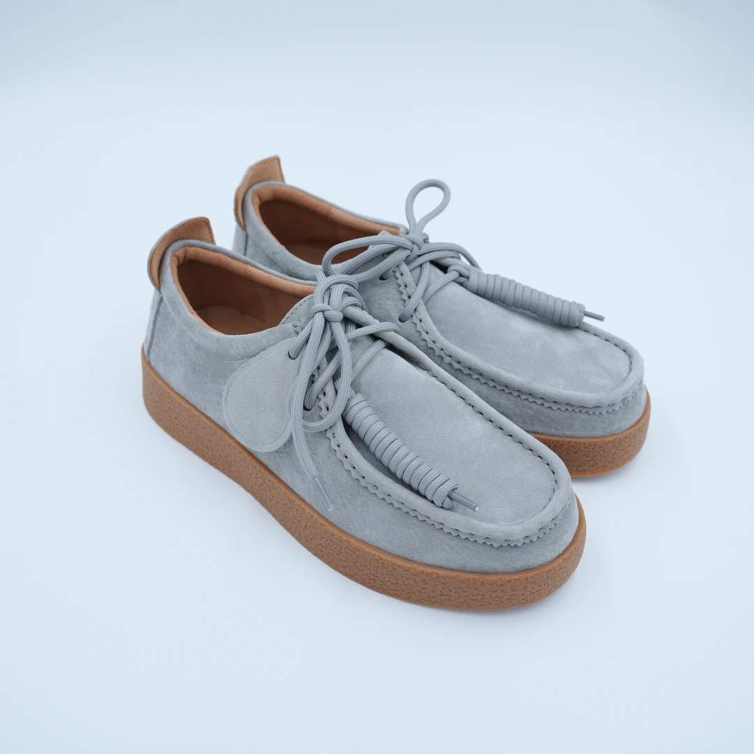 2025新款爆款时尚圆头系带复古百搭休闲舒适鞋厚底平底低帮春季