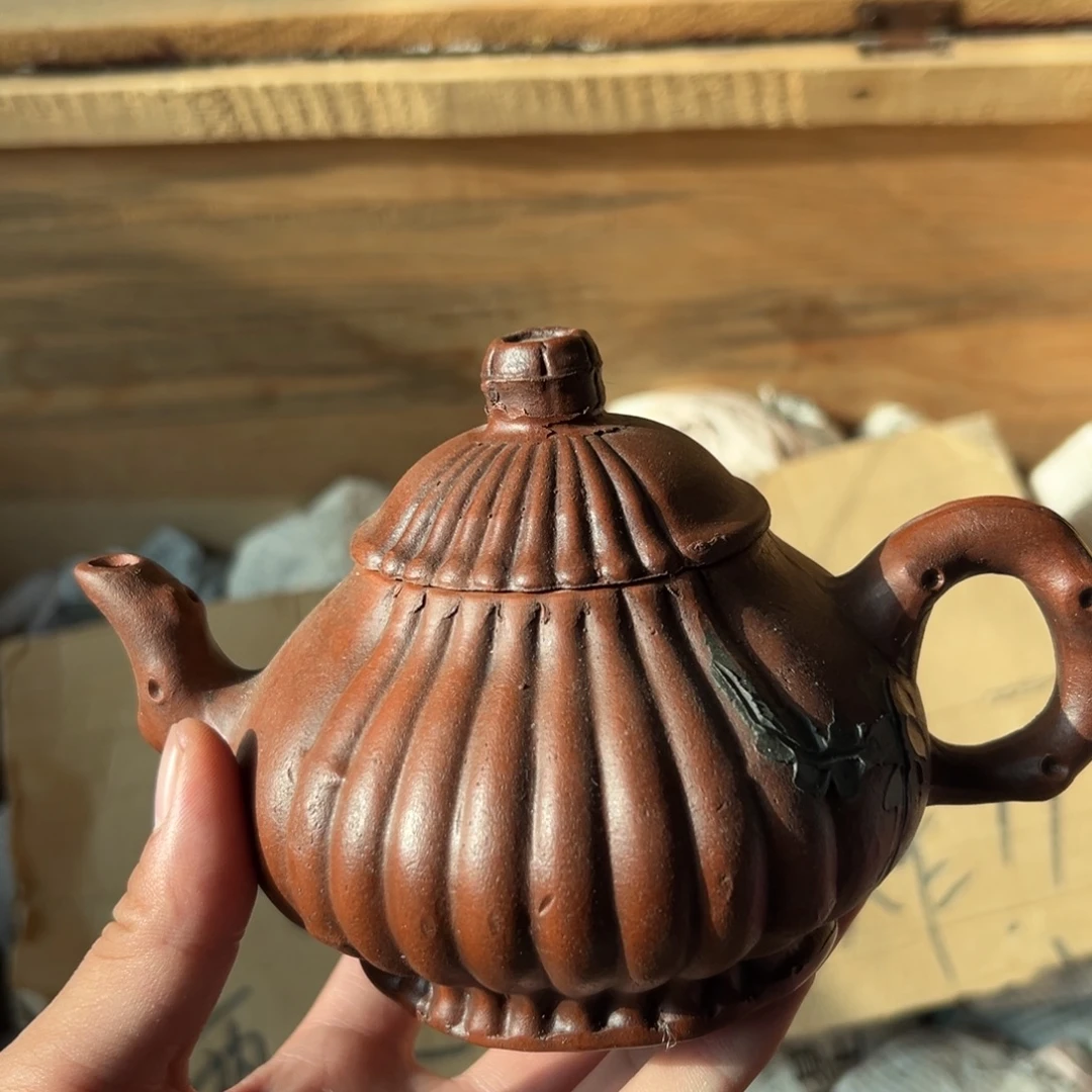 茶壶紫砂老厂紫砂壶一件！