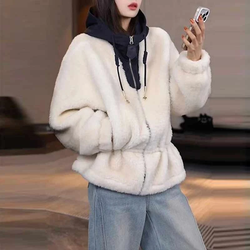 香朵儿【圣诞滑雪系列】简约百搭时尚外套女士冬季潮流时尚洋气上衣