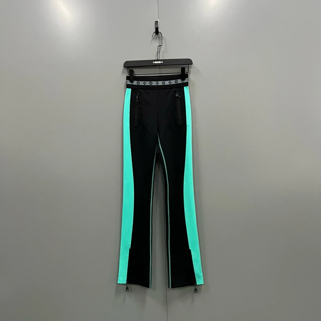 99新 LouisVuitton/路易威登 （zd4）拼接撞色老花长裤36码 007393