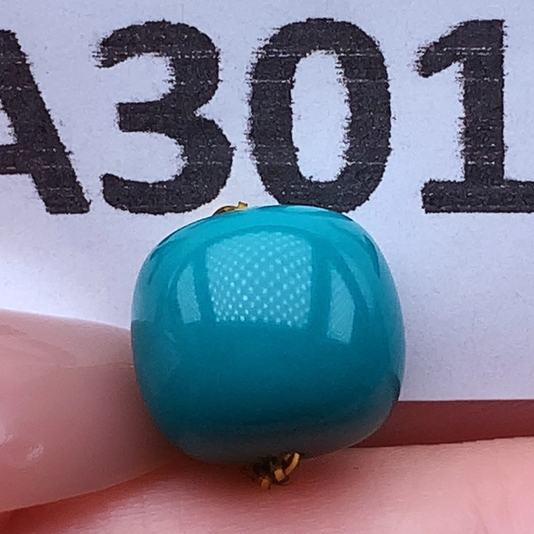 绿松石未镶嵌高瓷高色