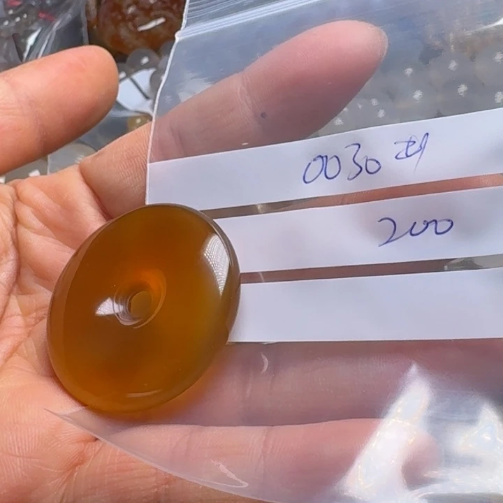 闲***云玛瑙/玉髓未镶嵌颈饰0030