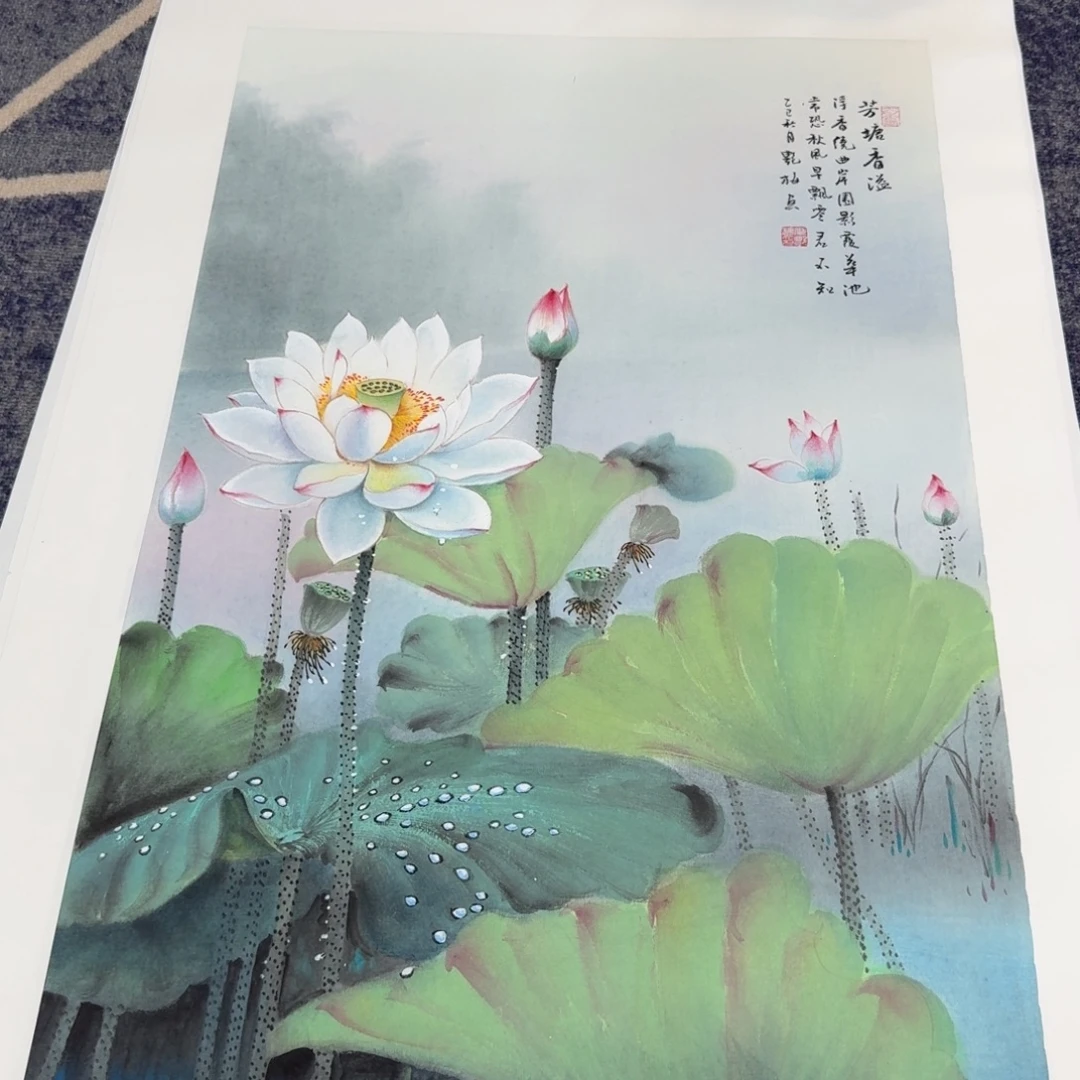 国画国画作品山水花鸟
