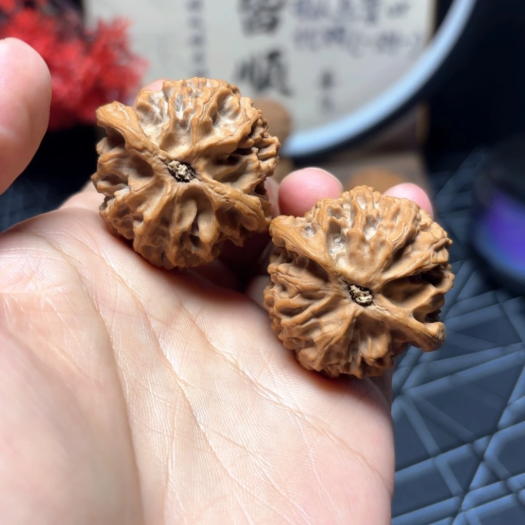 文玩核桃把件39尺苹果园全品