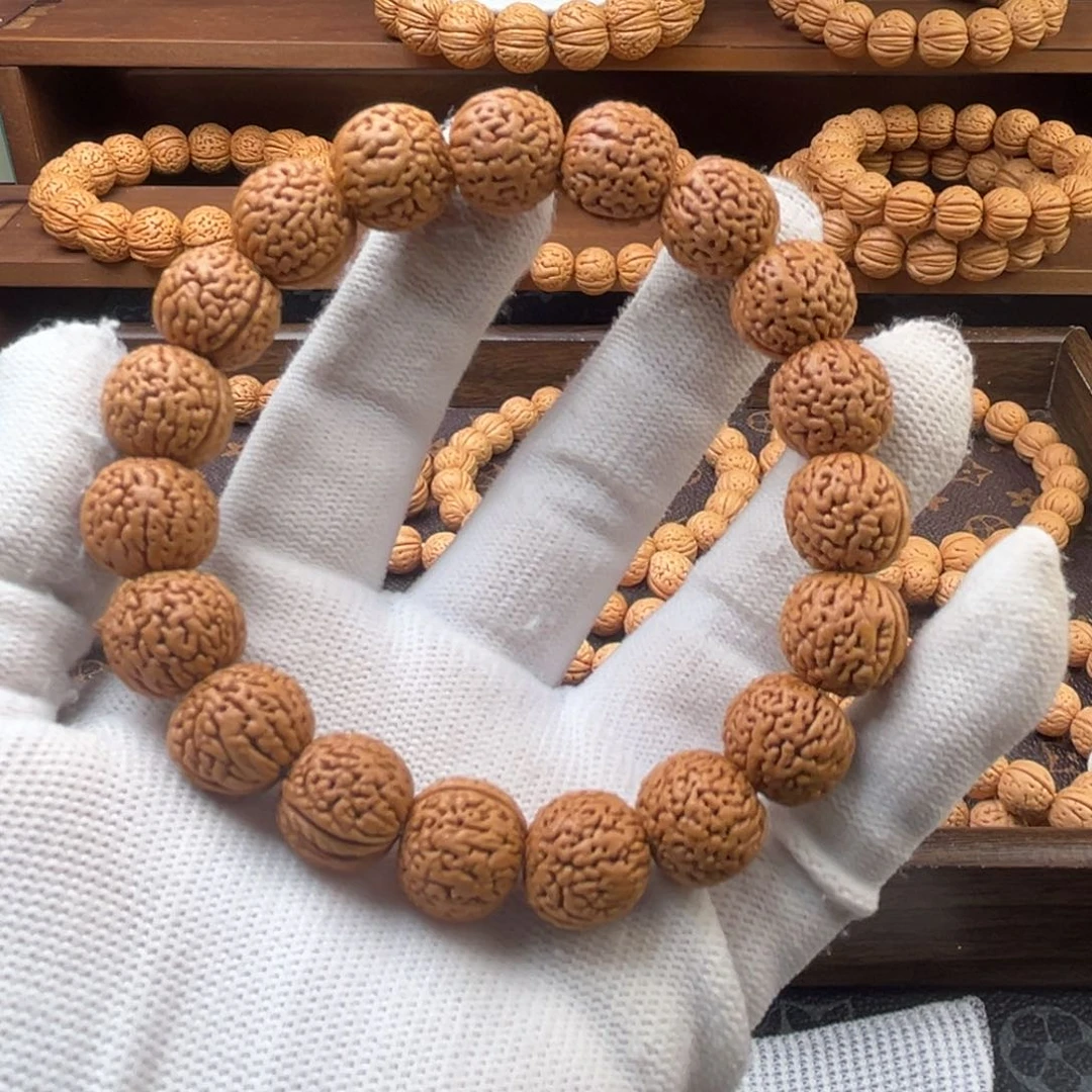 桃核手串野生圆法师