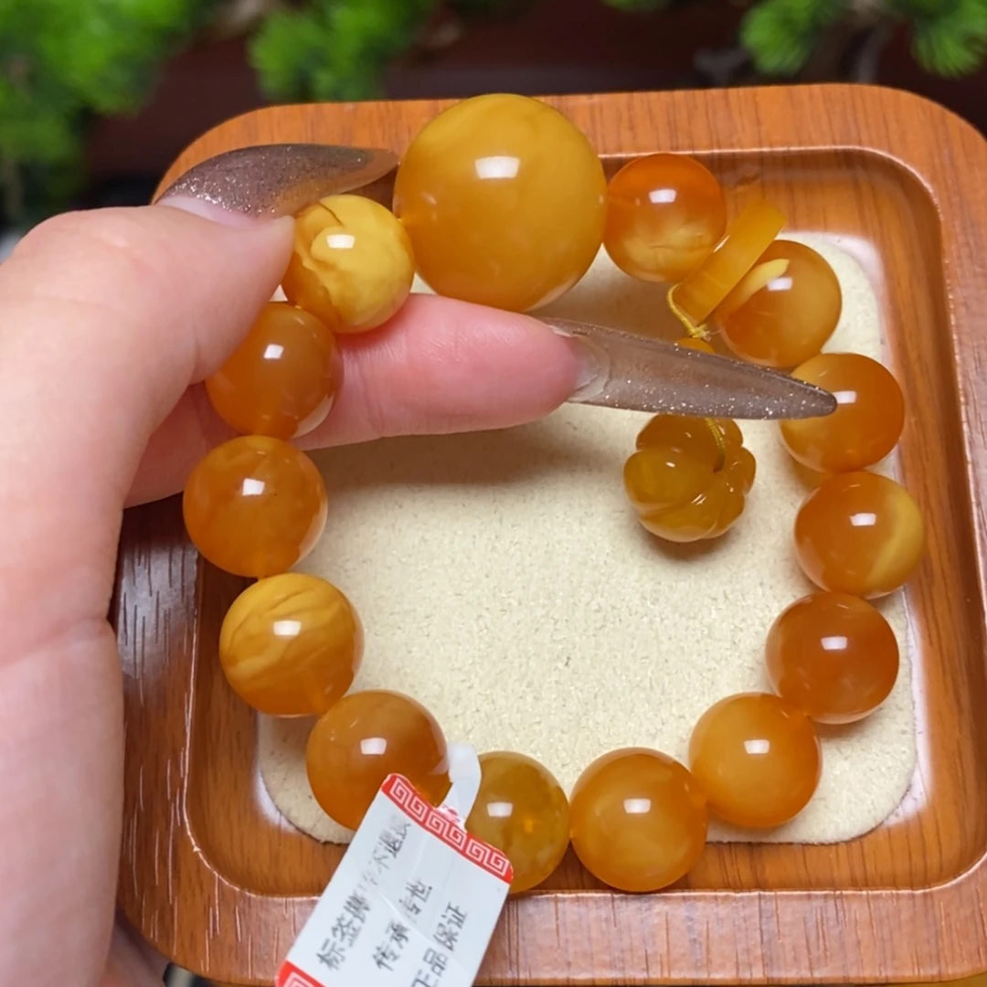 【闪购商品】未镶嵌蜜蜡手链手串