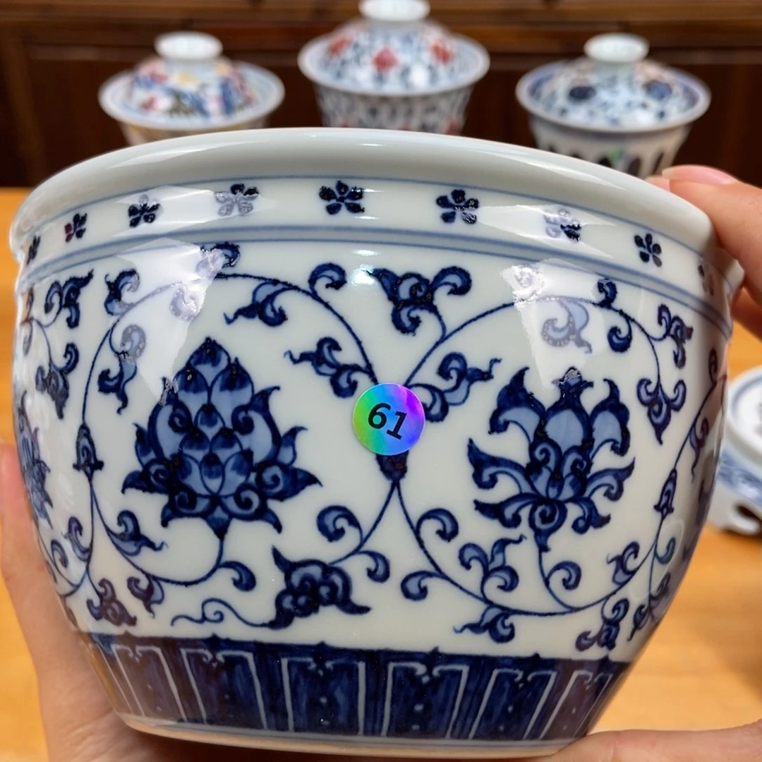 手绘现代茶具非古董