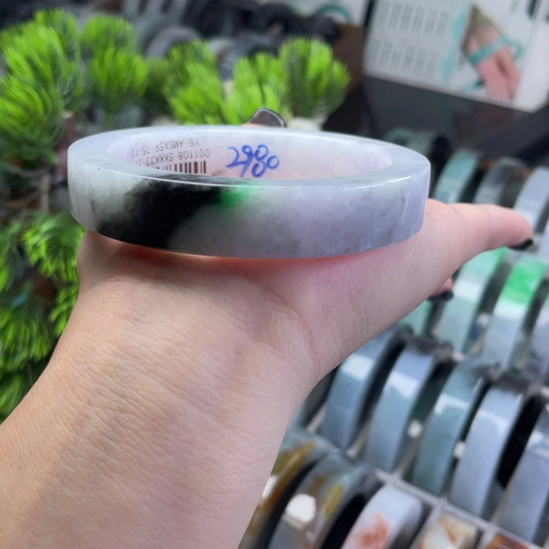 定制翡翠未镶嵌特价翡翠手镯定制