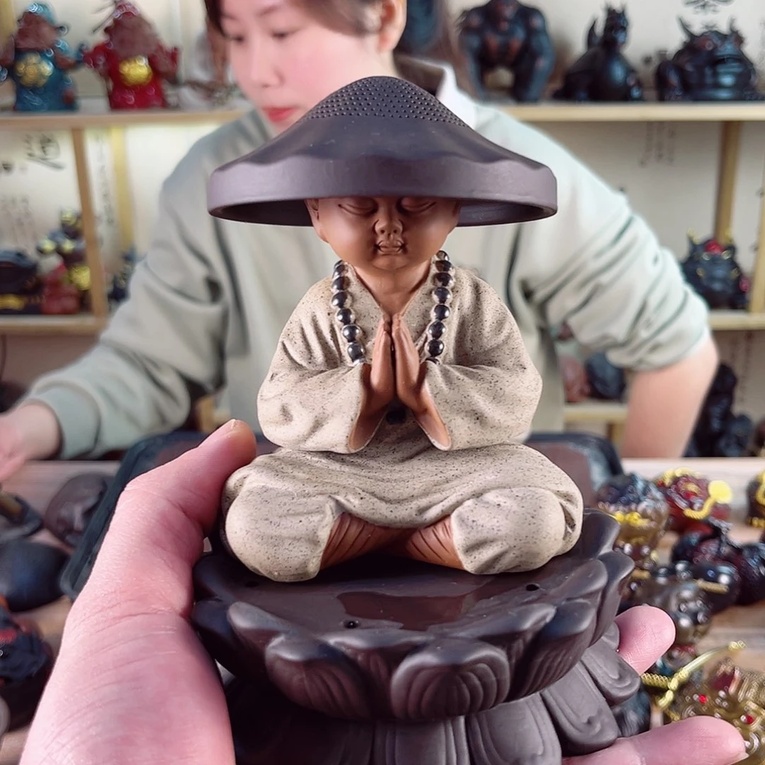 紫砂茶宠紫陶树脂茶宠摆件