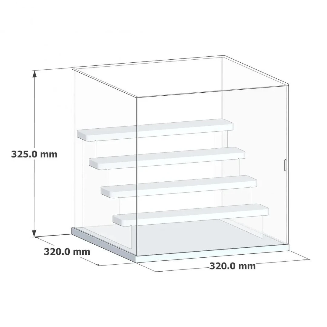 【放20位】高清亚克力大容量盲盒收纳展示架手办盒模型透明防尘