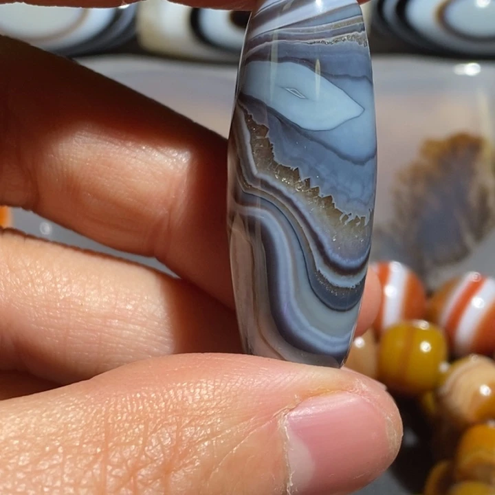 玛瑙/玉髓未镶嵌项链