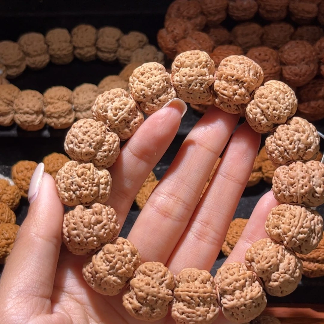 鳄***鱼金刚菩提手串雪花六瓣23尺寸