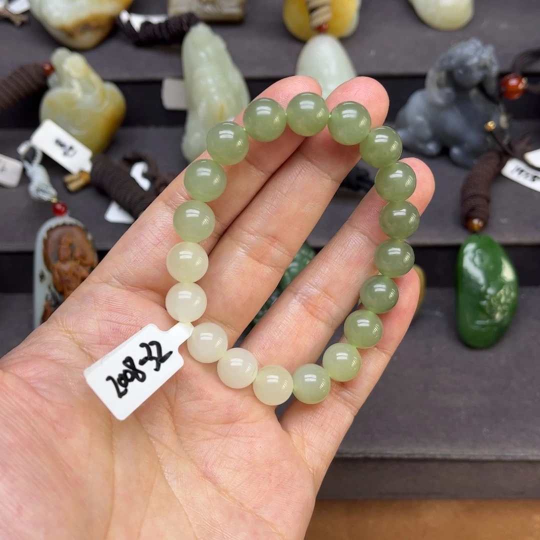 和田玉手串未镶嵌