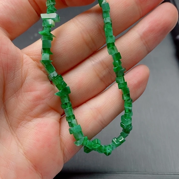 翡翠未镶嵌手链手串