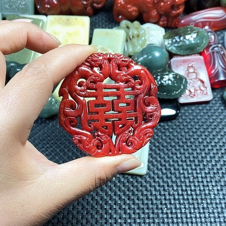 吊坠白玉菩提手把