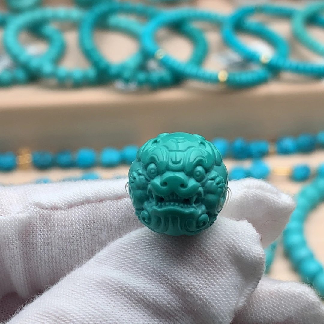 绿松石未镶嵌珠宝奇石15mm