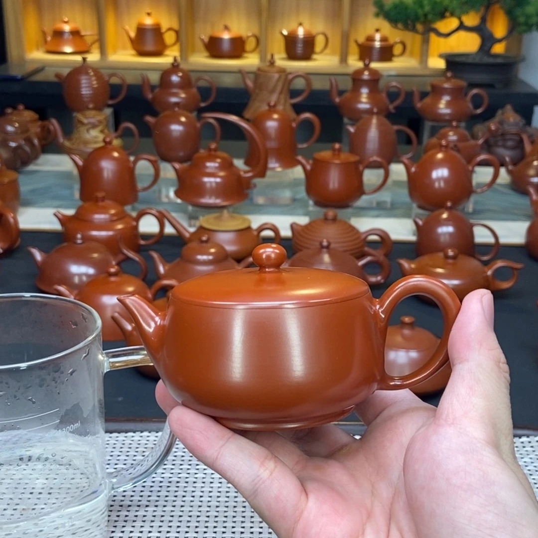 茶壶紫砂邓*波潮州手拉壶手拉壶