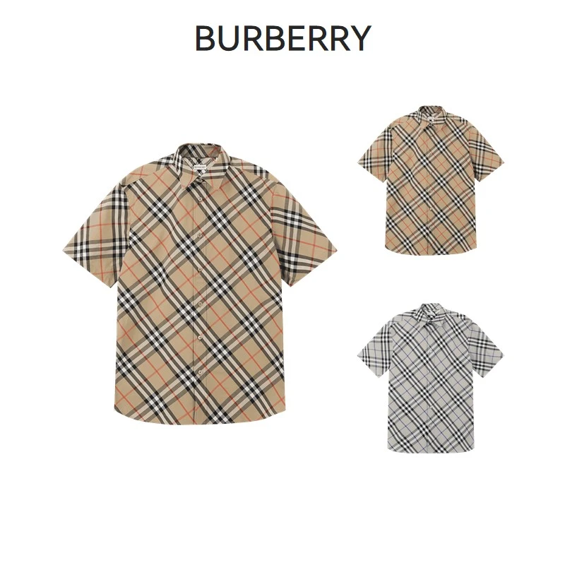 Burberry博柏利/巴宝莉 新品 男士休闲短袖衬衫 80876371