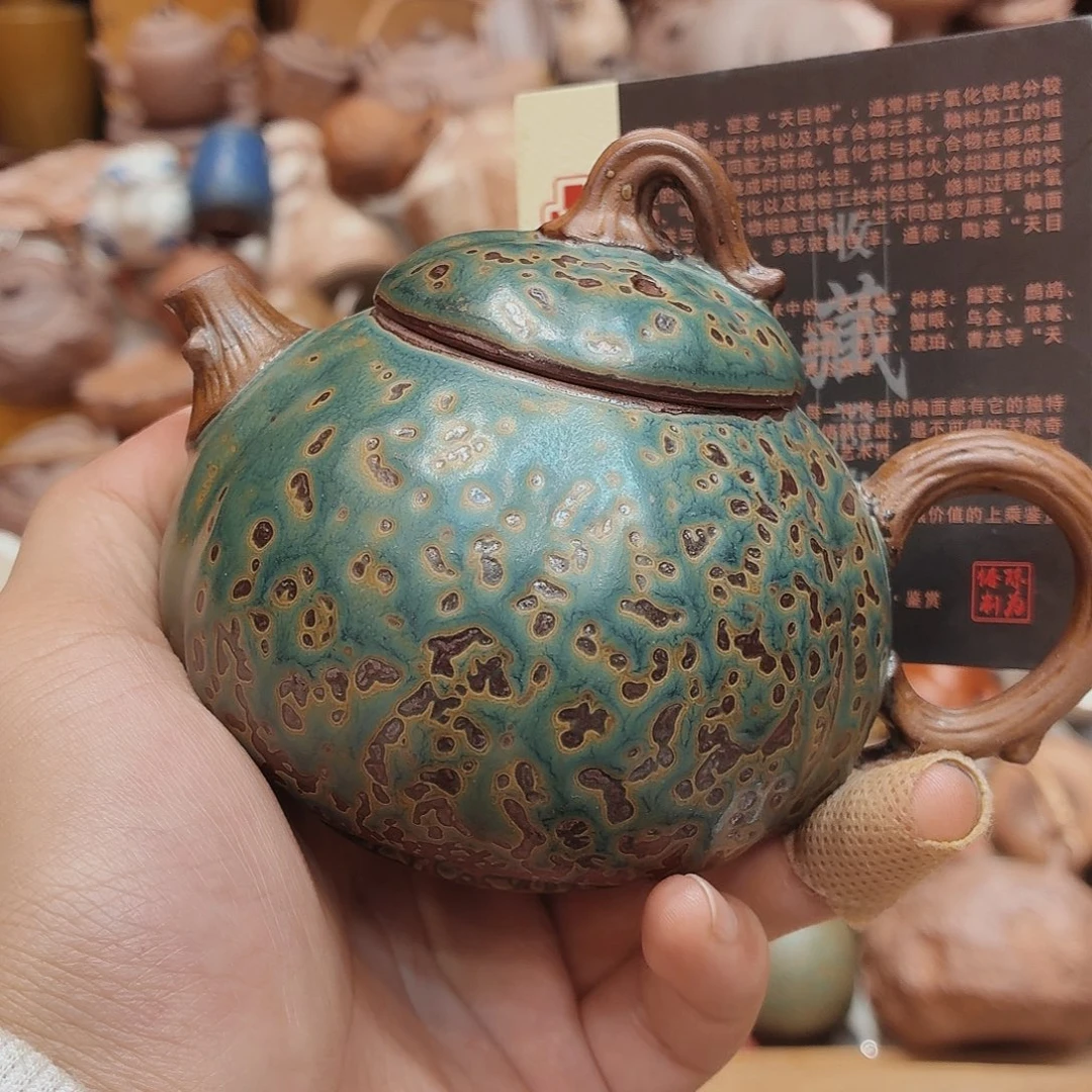 柴烧老岩泥高温茶器皿